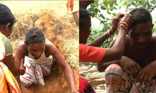 Tribal Family’s Return To Ancestral Faith Marked By Unique ‘Rebirth’ Ritual In Odisha Tribal Family’s Return To Ancestral Faith Marked By Unique ‘Rebirth’ Ritual In Odisha