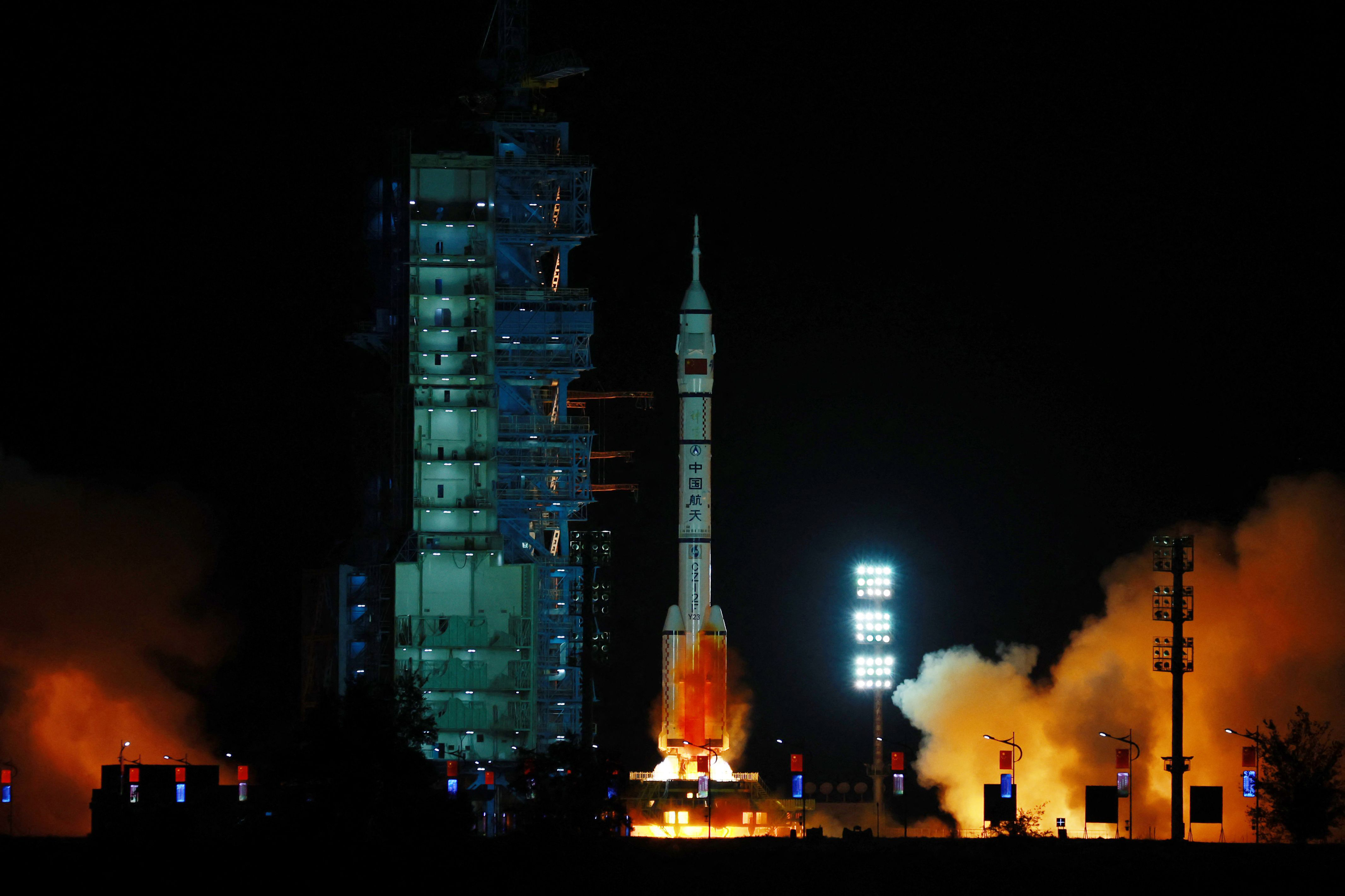 China Launches Crewed Space Flight as Part of Moon Ambitions