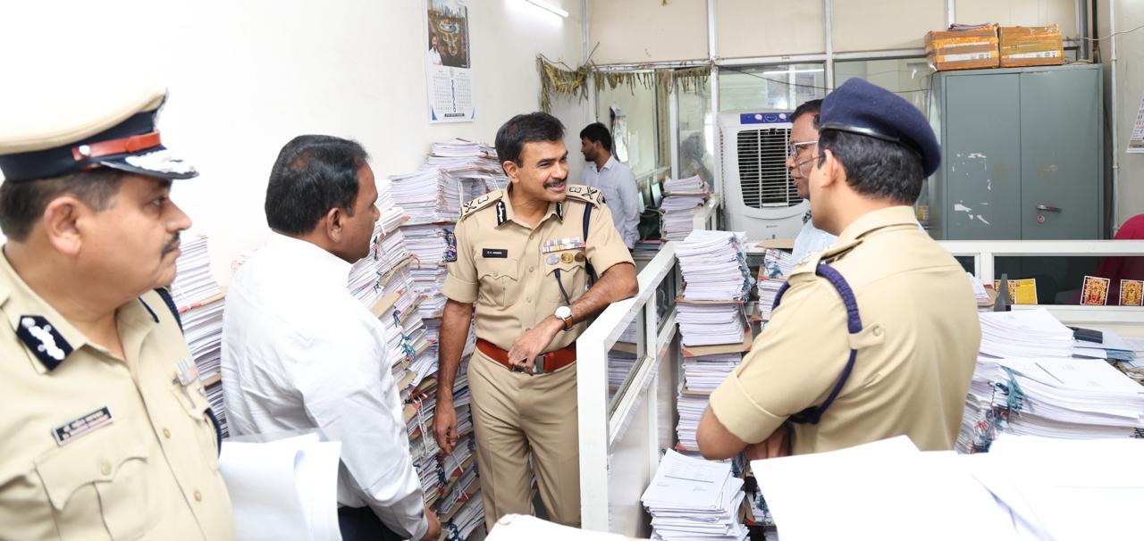 DGP Inspects Office Sections