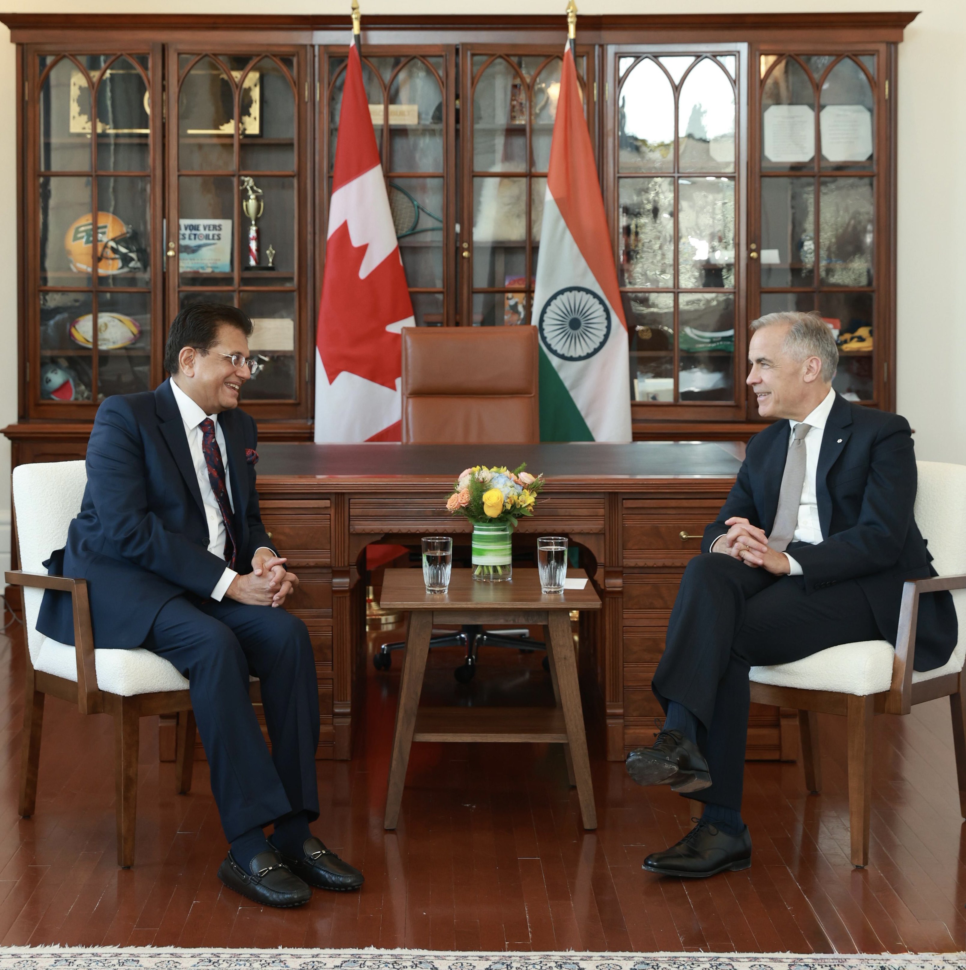 Piyush Goyal, Mark Carney Discuss Boosting India-Canada Ties