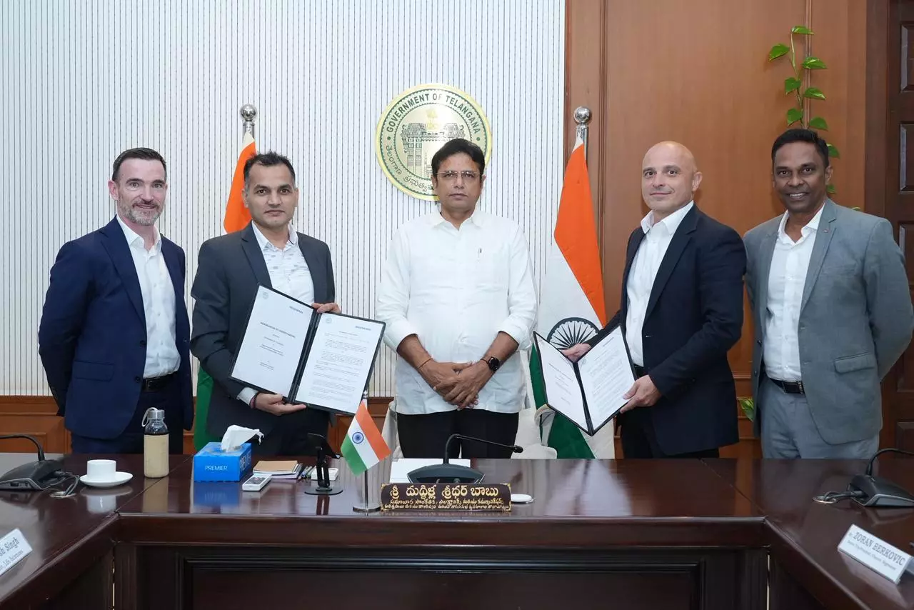 Hyderabad Emerging as Global GCC Hub: Sridhar Babu Hyderabad Emerging as Global GCC Hub: Sridhar Babu
