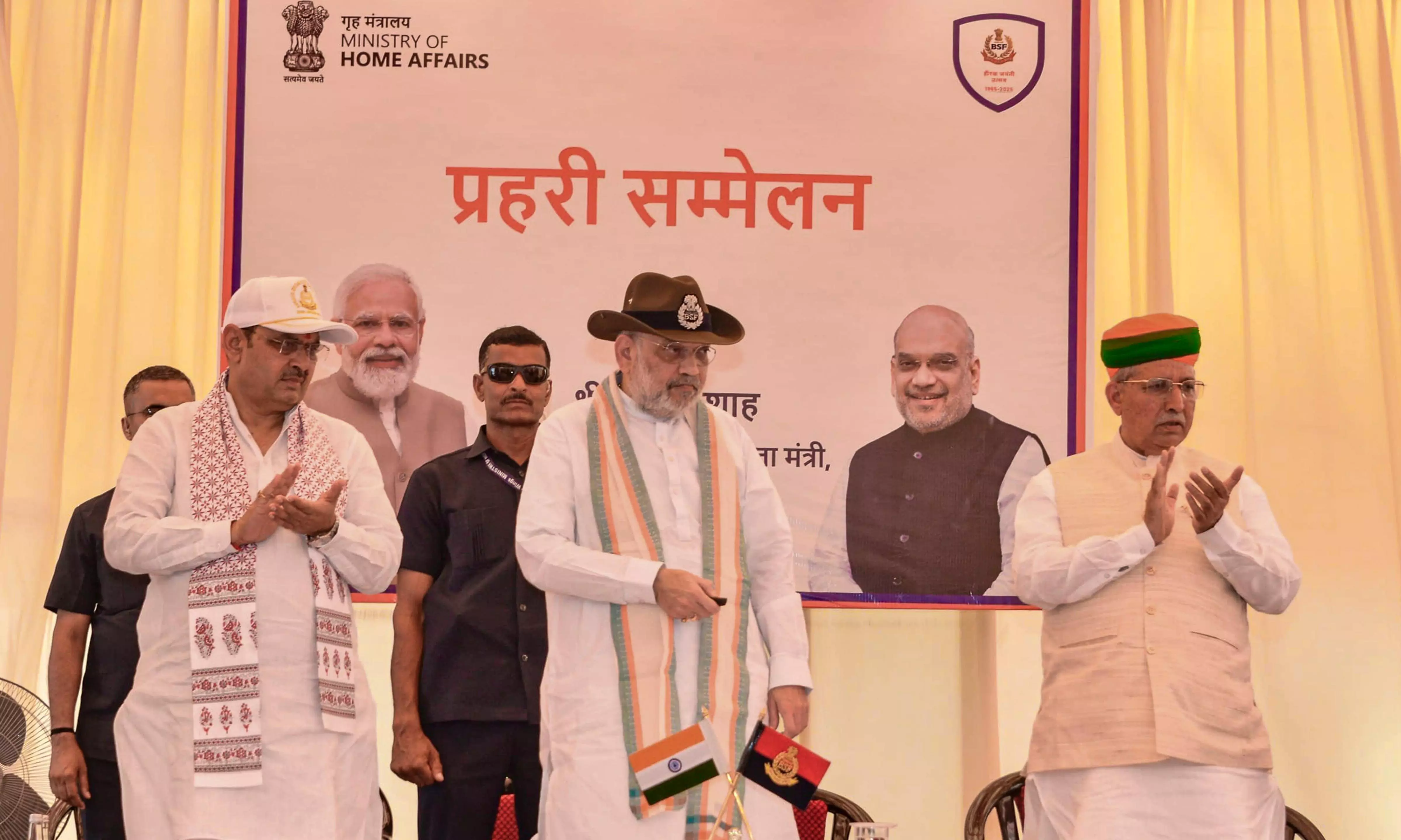 Shah Opens Women Barracks in Rajasthan, Hails Role in Border Security Shah Opens Women Barracks in Rajasthan, Hails Role in Border Security