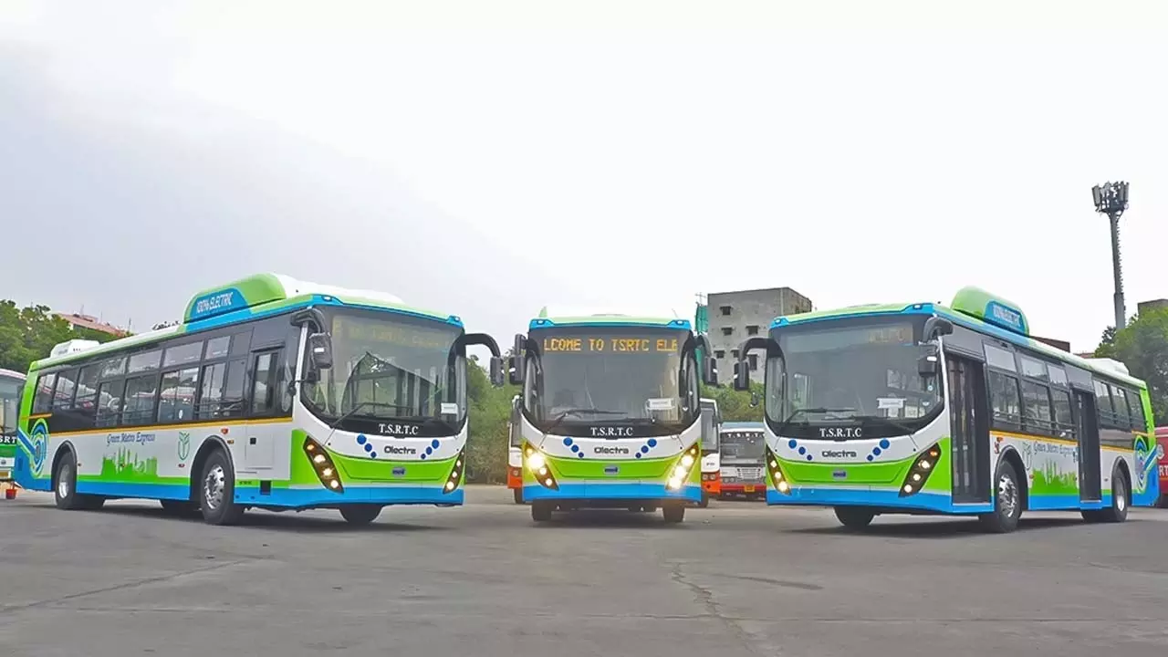TGSRTC Adds 60 Electric Buses TGSRTC Adds 60 Electric Buses