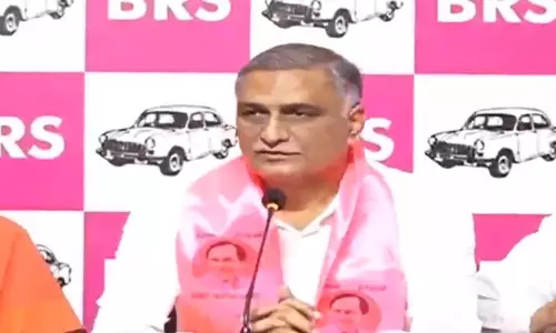Hyderabad: Cong Govt Pushed Singareni Into Crisis: Harish Hyderabad: Cong Govt Pushed Singareni Into Crisis: Harish