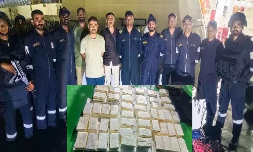 Rs 1,150 Crore Worth Cocaine Seized From Vessel Off Mundra Coast Rs 1,150 Crore Worth Cocaine Seized From Vessel Off Mundra Coast