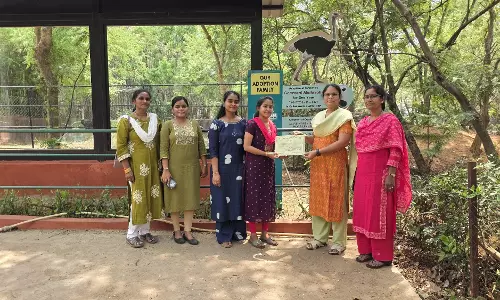 Ostrich Adopted at Vizag Zoo