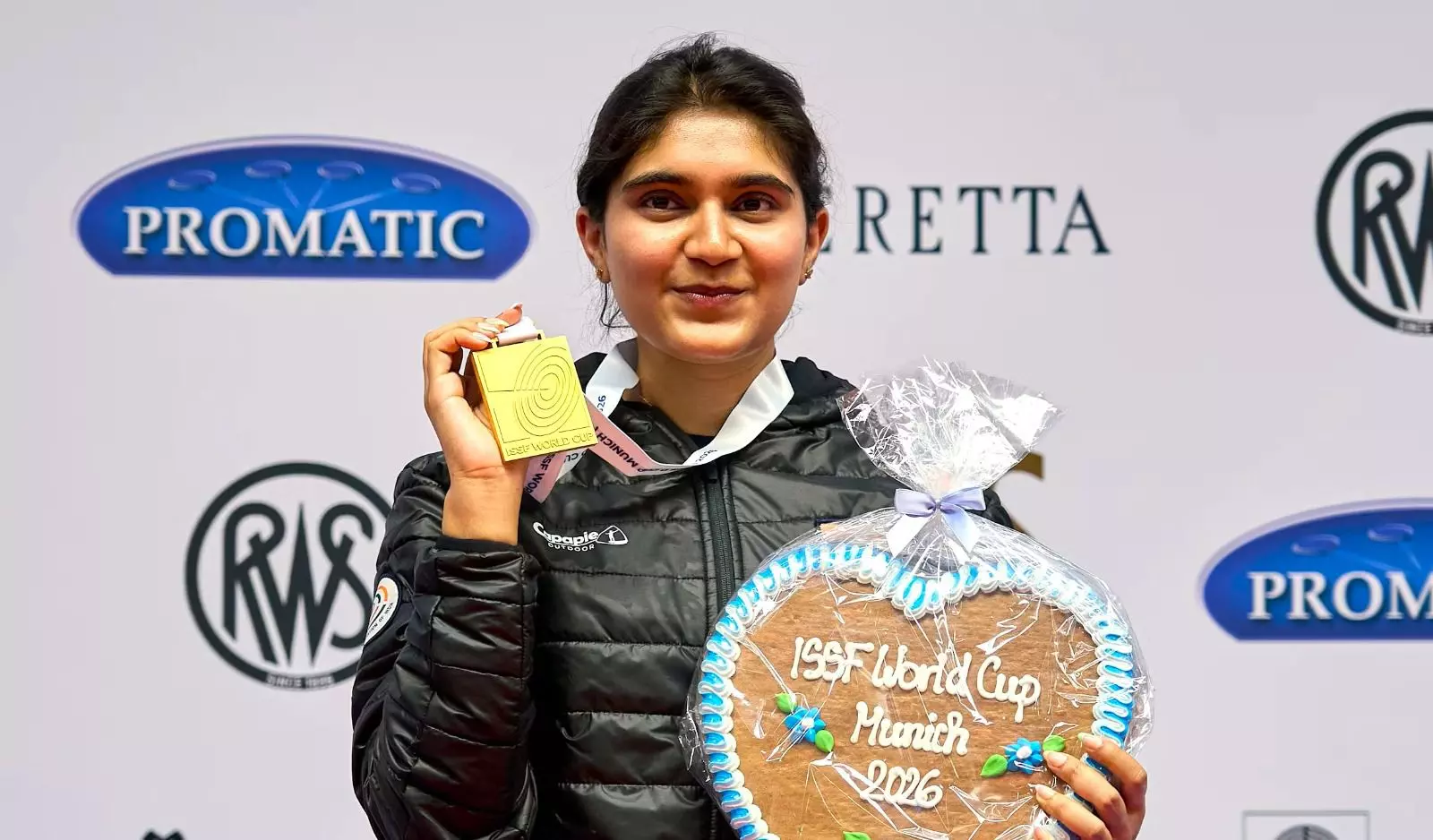 CM Revanth Congratulates Esha Singh For Historic Gold at ISSF World Cup CM Revanth Congratulates Esha Singh For Historic Gold at ISSF World Cup