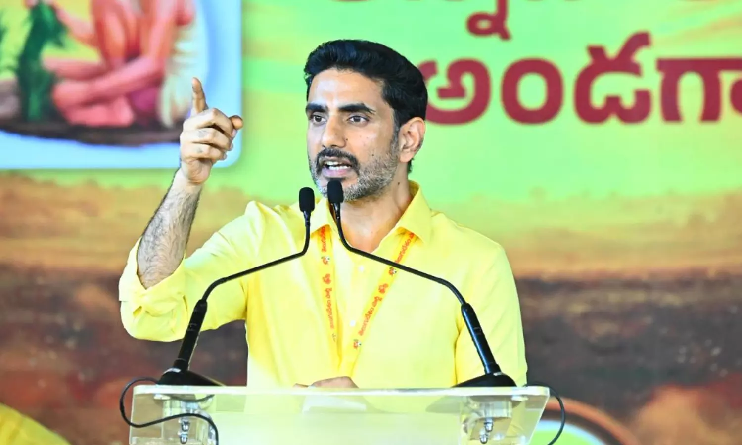 Lokesh Asks Youths to Join Politics Lokesh Asks Youths to Join Politics