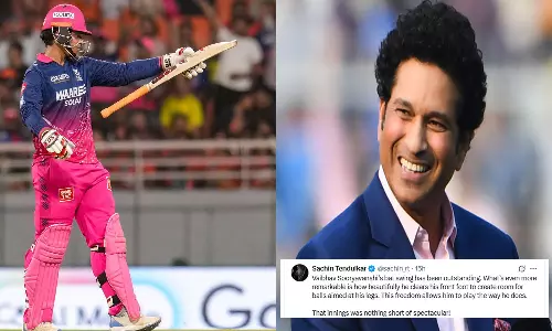Sooryavanshis Bat Swing Was Outstanding: Sachin Tendulkar Sooryavanshis Bat Swing Was Outstanding: Sachin Tendulkar