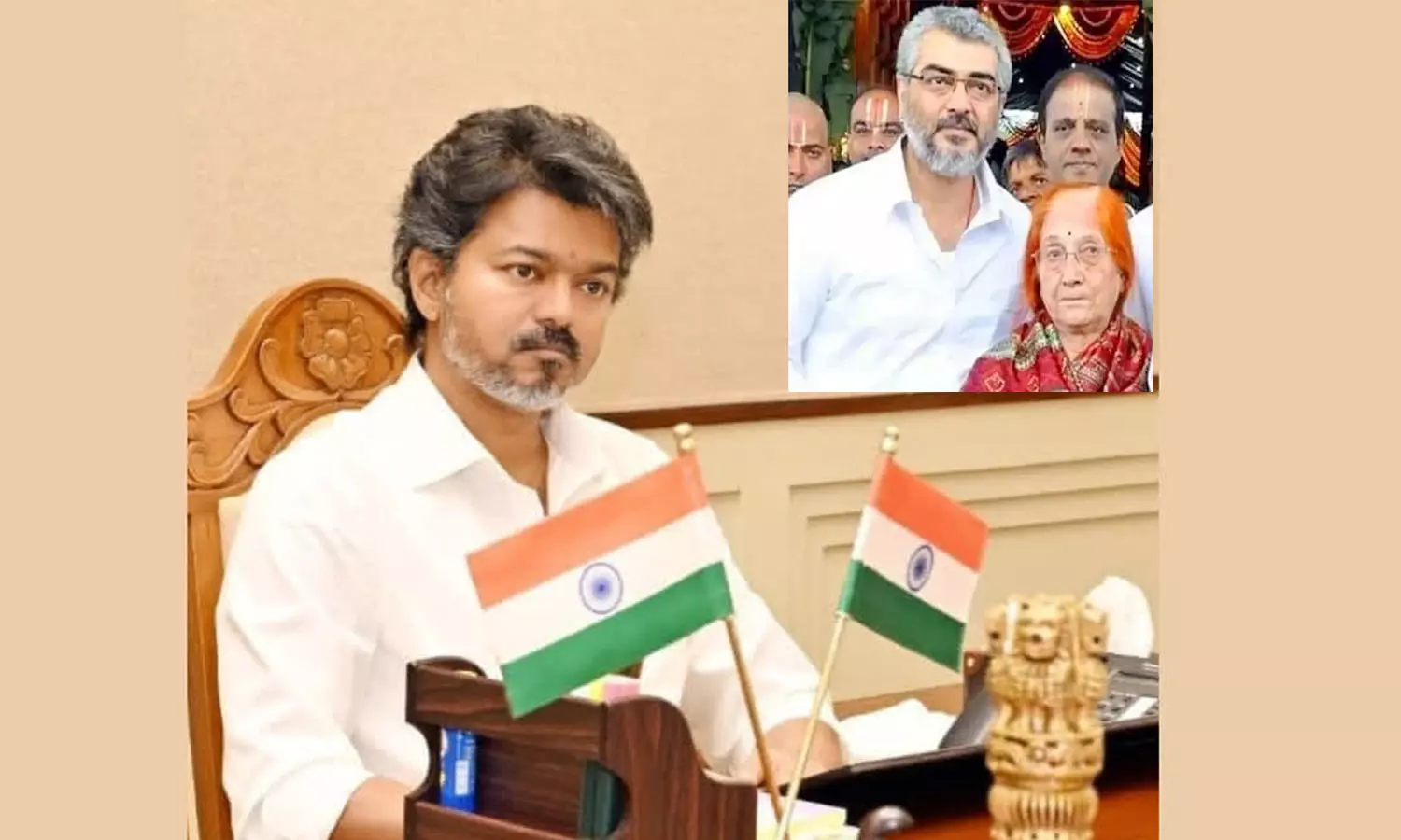 CM Vijay Condoles Actor Ajith Kumar’s Mother Mohini Mani’s Demise CM Vijay Condoles Actor Ajith Kumar’s Mother Mohini Mani’s Demise