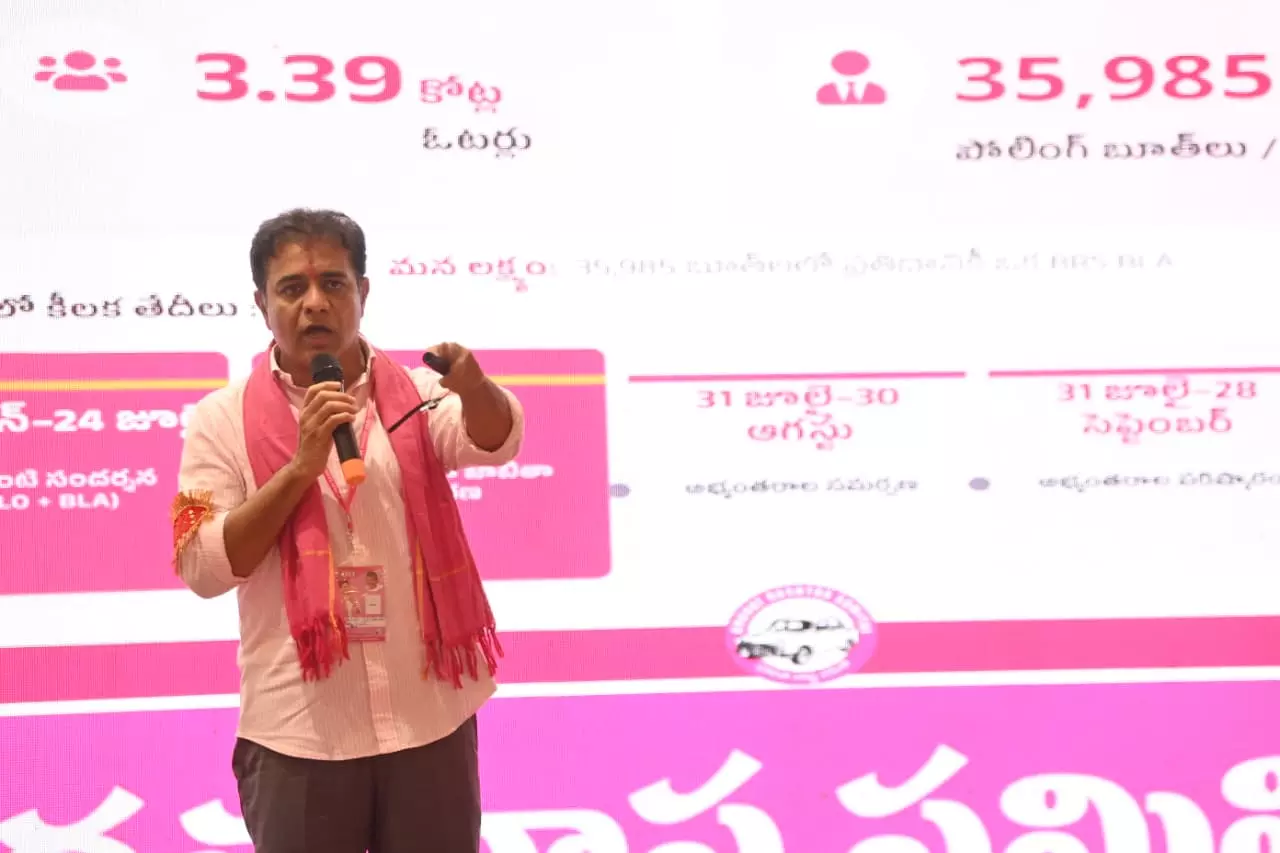 KTR Demands Accountability Over CBSE Marks Controversy KTR Demands Accountability Over CBSE Marks Controversy