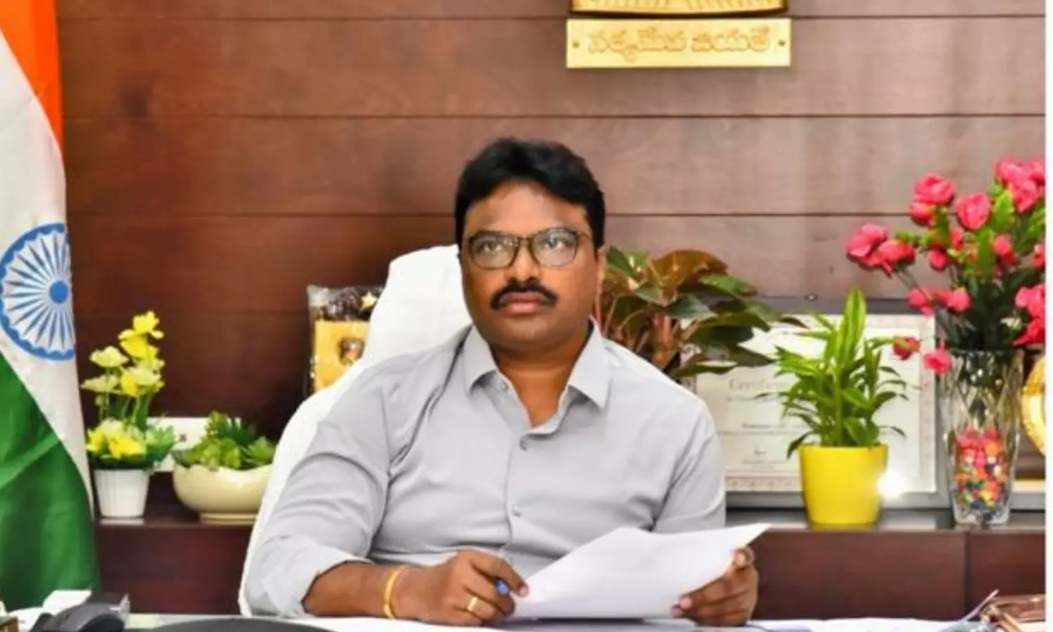 Prakasam Collector Calls For Mass Participation in Yoga Campaign Prakasam Collector Calls For Mass Participation in Yoga Campaign