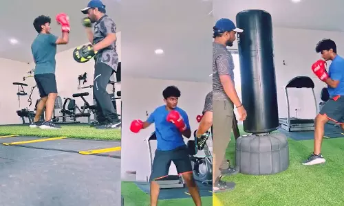 Kalyan Ram son Sourya Ram’s Kickboxing Video Sparks Debate Kalyan Ram son Sourya Ram’s Kickboxing Video Sparks Debate
