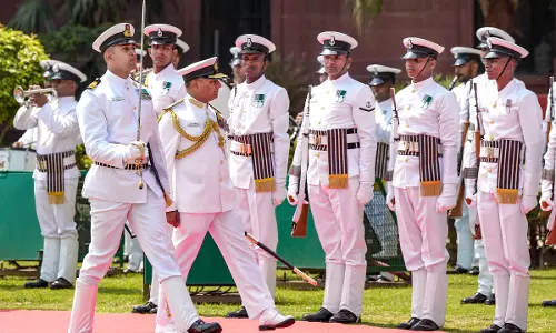 New CDS, Navy Chief Take Charge New CDS, Navy Chief Take Charge