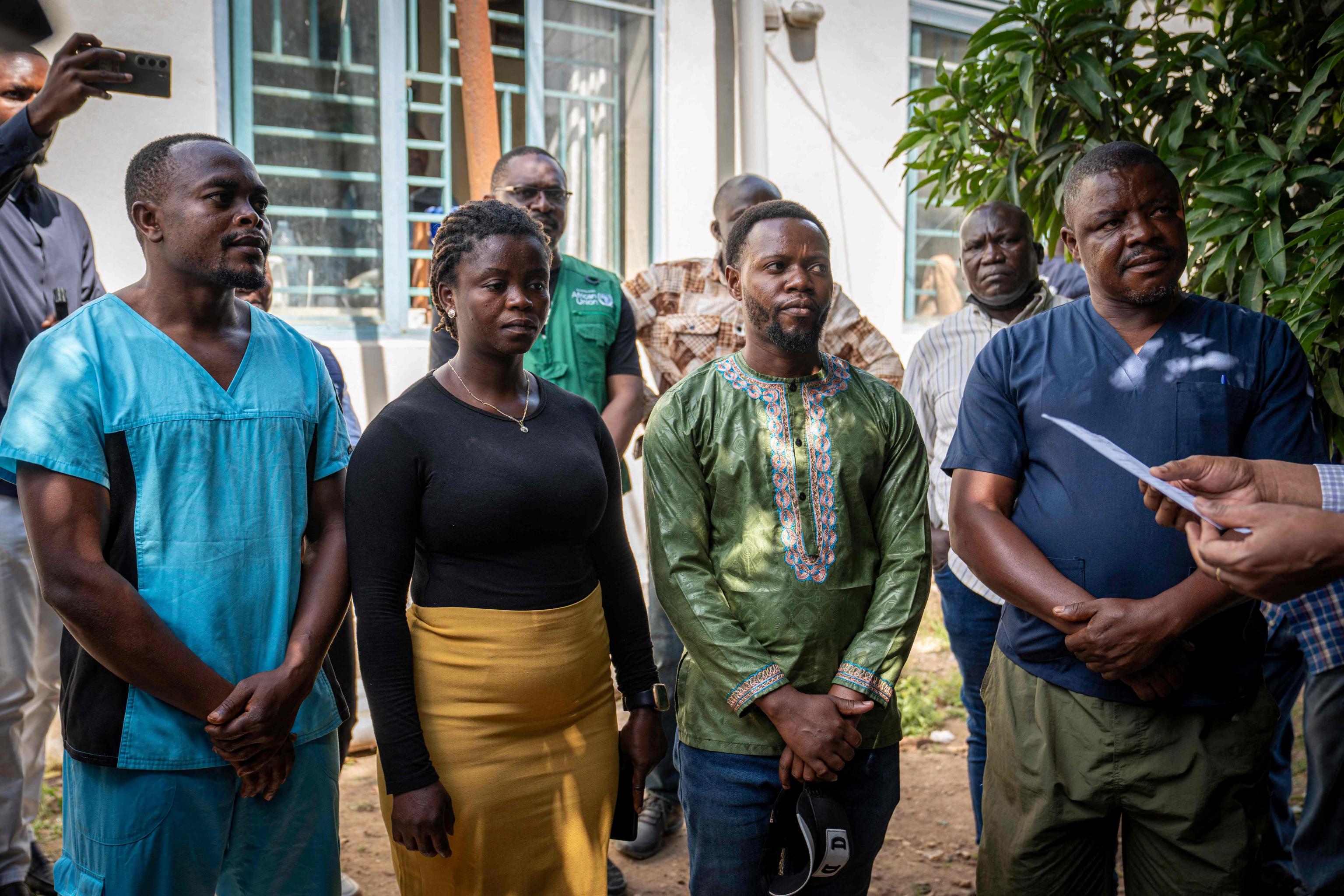 WHO Director-General Presents Ebola Survivor Certificates to Nurses in Congo