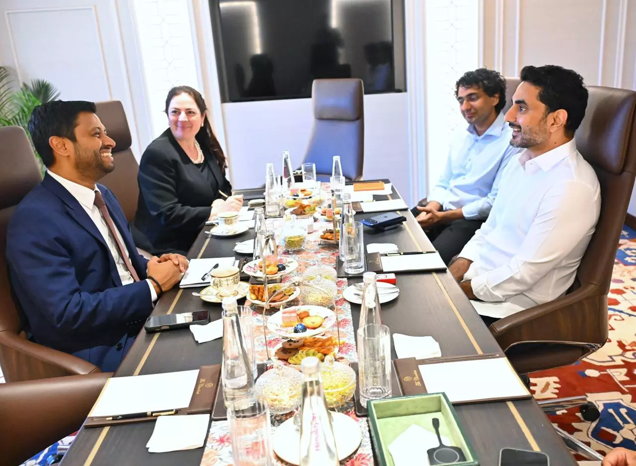 Nara Lokesh Invites AirTrunk to Set Up Data Center Campus in Andhra Pradesh Nara Lokesh Invites AirTrunk to Set Up Data Center Campus in Andhra Pradesh