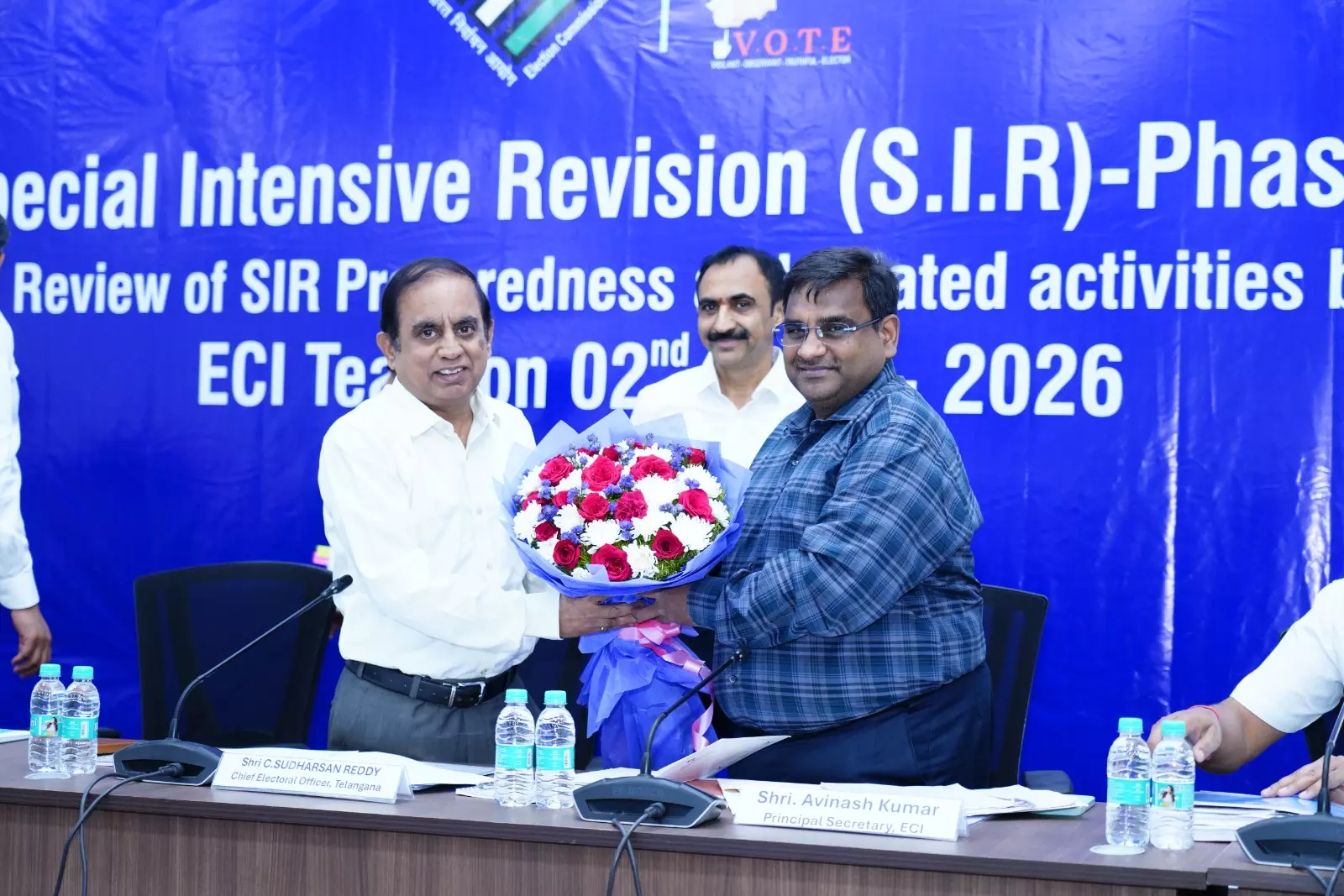Telangana Completes Over 68% of Pre-SIR Voter Mapping Telangana Completes Over 68% of Pre-SIR Voter Mapping