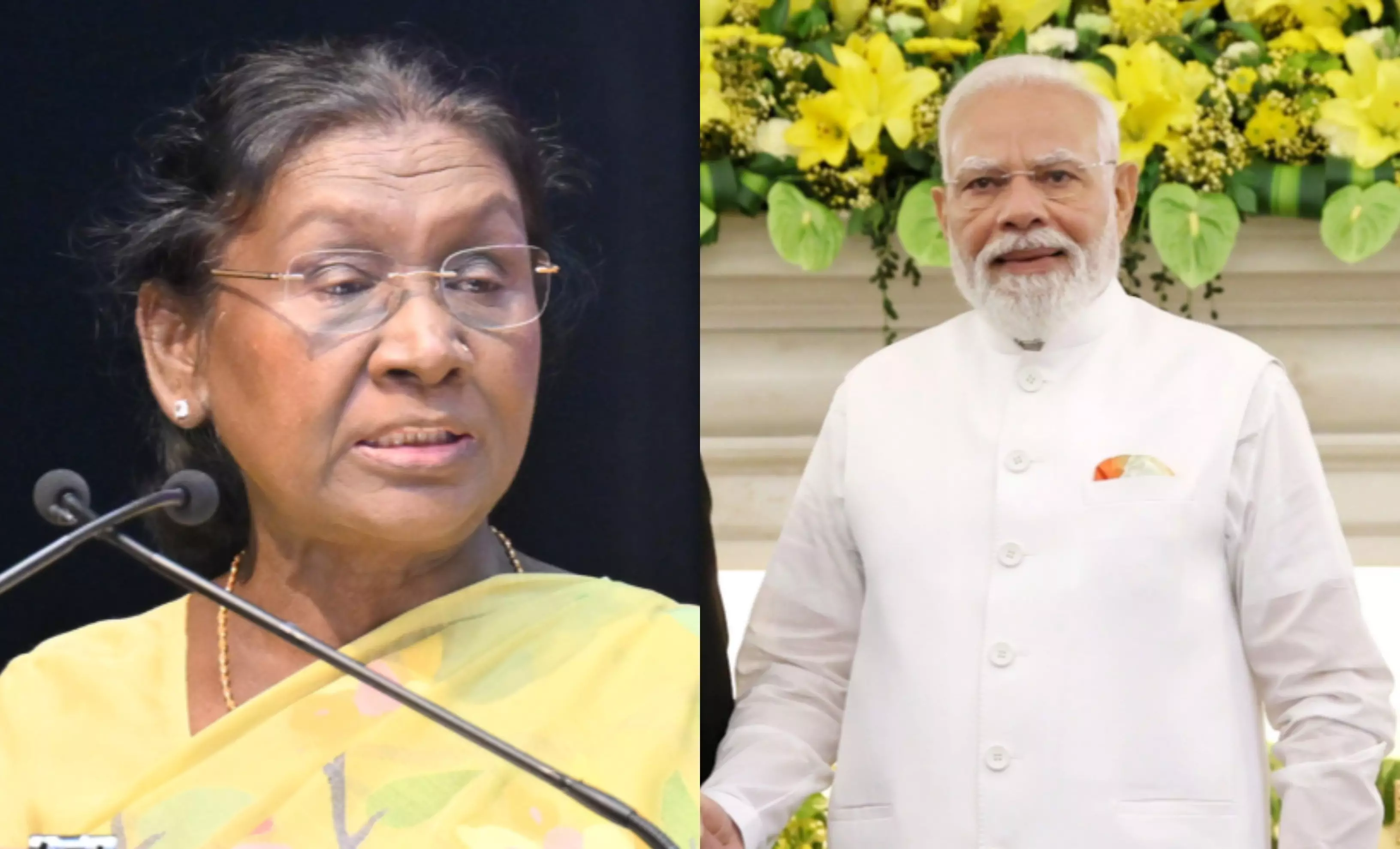 Prez Leads Leaders in Wishing Telangana Prez Leads Leaders in Wishing Telangana
