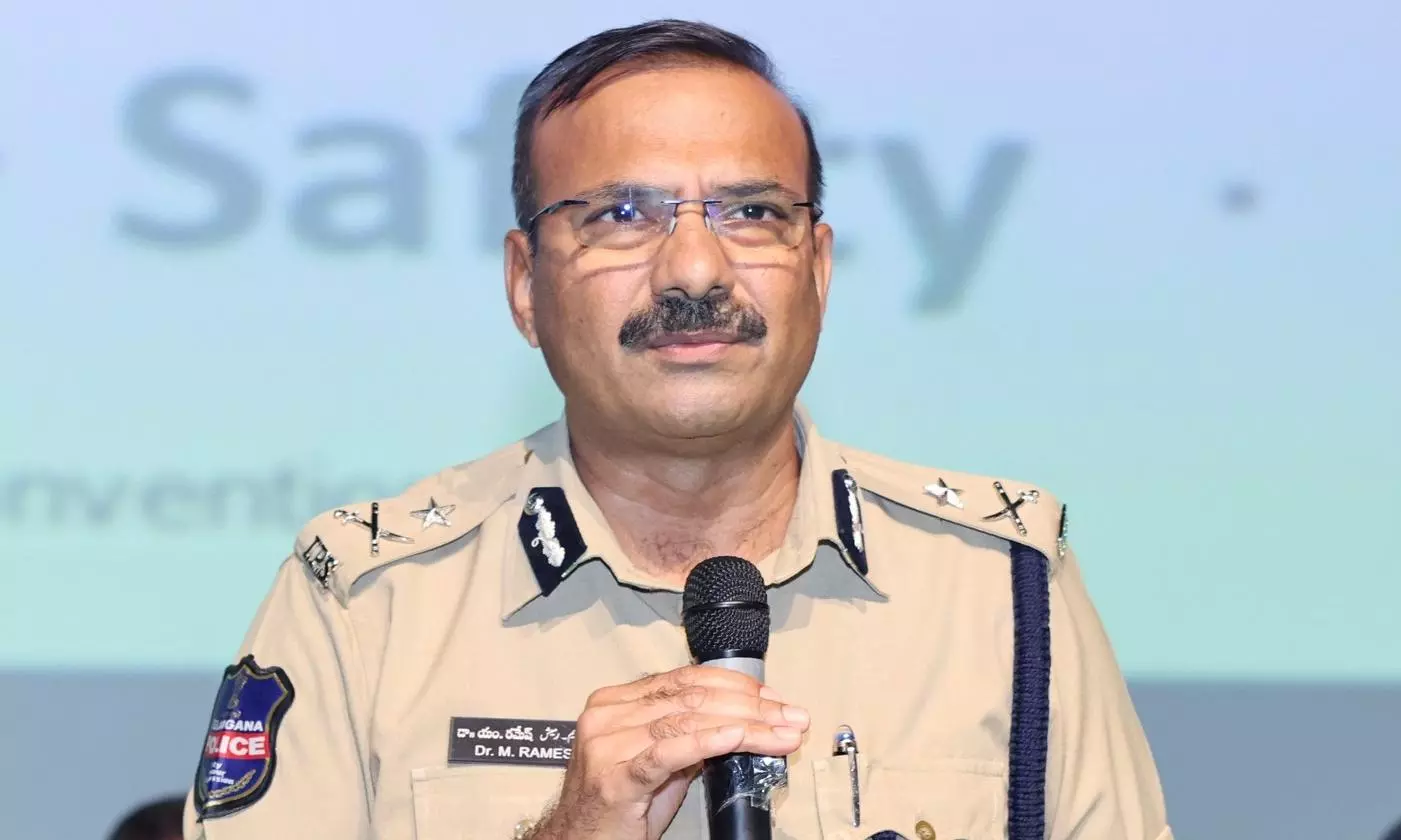 Cyberabad Police Vital to Telangana’s Development: CP Ramesh Cyberabad Police Vital to Telangana’s Development: CP Ramesh