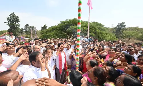 KCR will Take Oath As CM By Dec 2028: KTR KCR will Take Oath As CM By Dec 2028: KTR