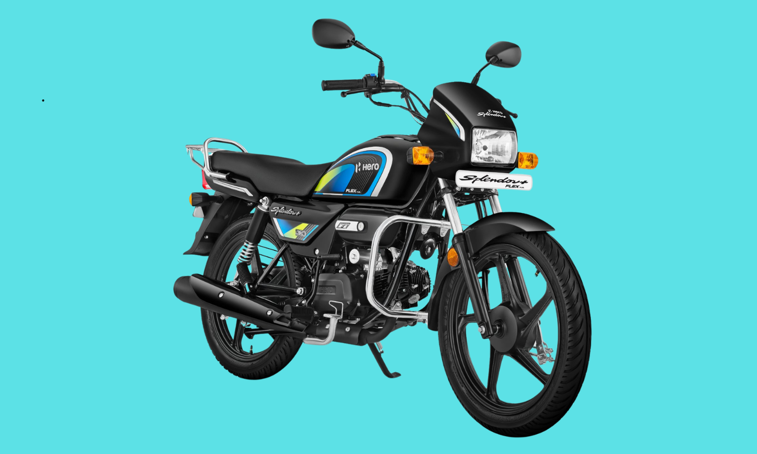 Hero Splendor+ Flex Fuel.