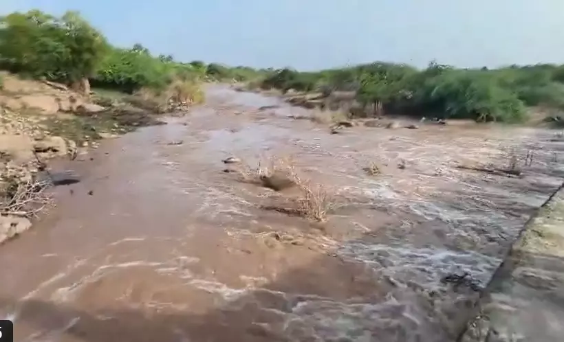 Rare Event of Pennar River Flowing Ahead of SW Monsoon Onset Rare Event of Pennar River Flowing Ahead of SW Monsoon Onset
