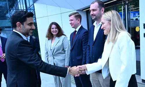Lokesh Meets Top Sherbank Official in Moscow For Anti-Fraud Technologies Lokesh Meets Top Sherbank Official in Moscow For Anti-Fraud Technologies