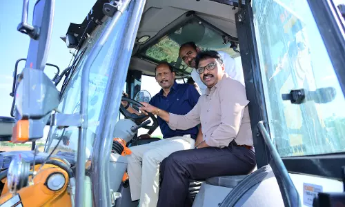 Collector P. Rajababu Launches Canal Restoration Works in Prakasam Collector P. Rajababu Launches Canal Restoration Works in Prakasam