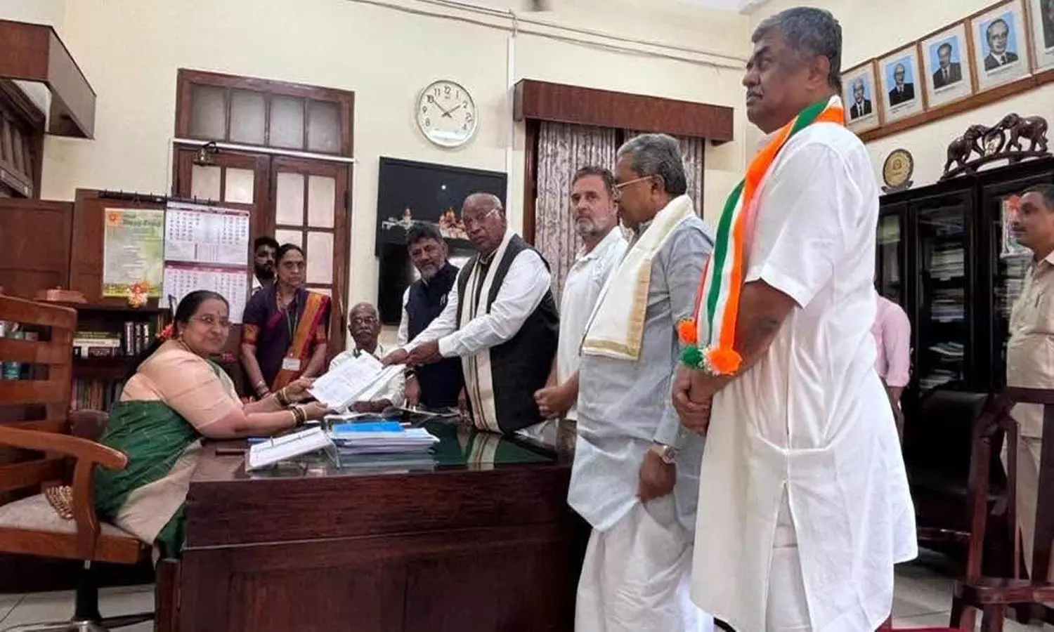 AICC President Kharge Files Papers For Rajya Sabha Re-election