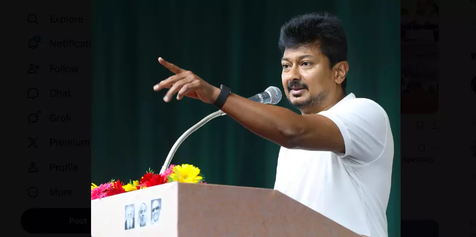 Udhayanidhi Stalin Urges CM Vijay To Stop Transfer Of 152 Super Specialty Medical Seats To All-India Quota Udhayanidhi Stalin Urges CM Vijay To Stop Transfer Of 152 Super Specialty Medical Seats To All-India Quota