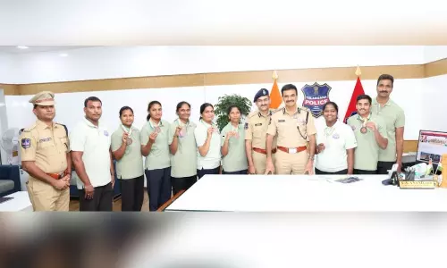 Telangana Police Athletes Shine at National Championship, DGP Lauds Winners Telangana Police Athletes Shine at National Championship, DGP Lauds Winners