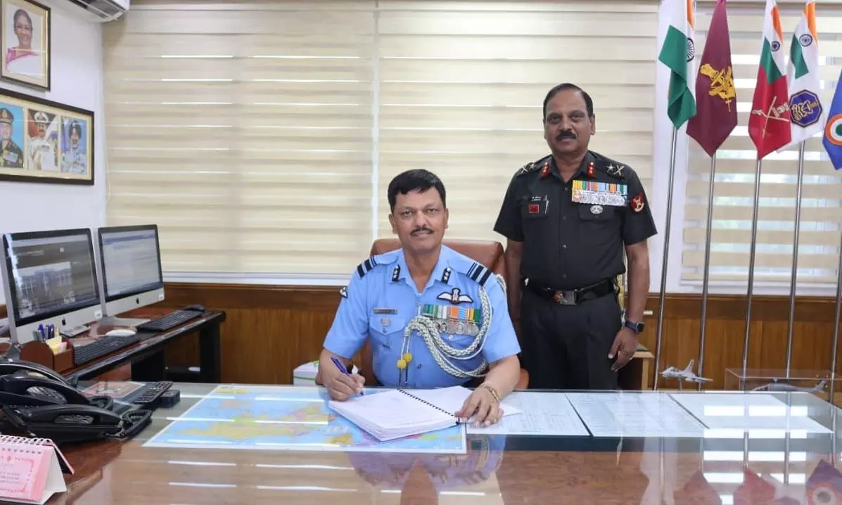 AVM GKJ Reddy Takes Charge As CDM Commandant AVM GKJ Reddy Takes Charge As CDM Commandant