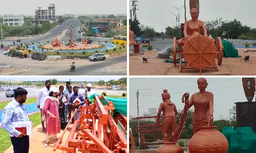 Sircilla Showcases Soul of Weaving, Lives of Weavers at ‘Jota’ Chowrasta Sircilla Showcases Soul of Weaving, Lives of Weavers at ‘Jota’ Chowrasta