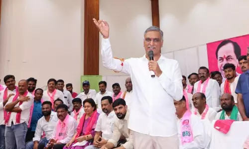 Harish Rao Says 30% Paddy Still Not Procured Harish Rao Says 30% Paddy Still Not Procured