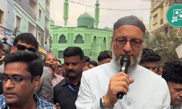Owaisi Leads Door-to-Door Voter Enrolment Campaign