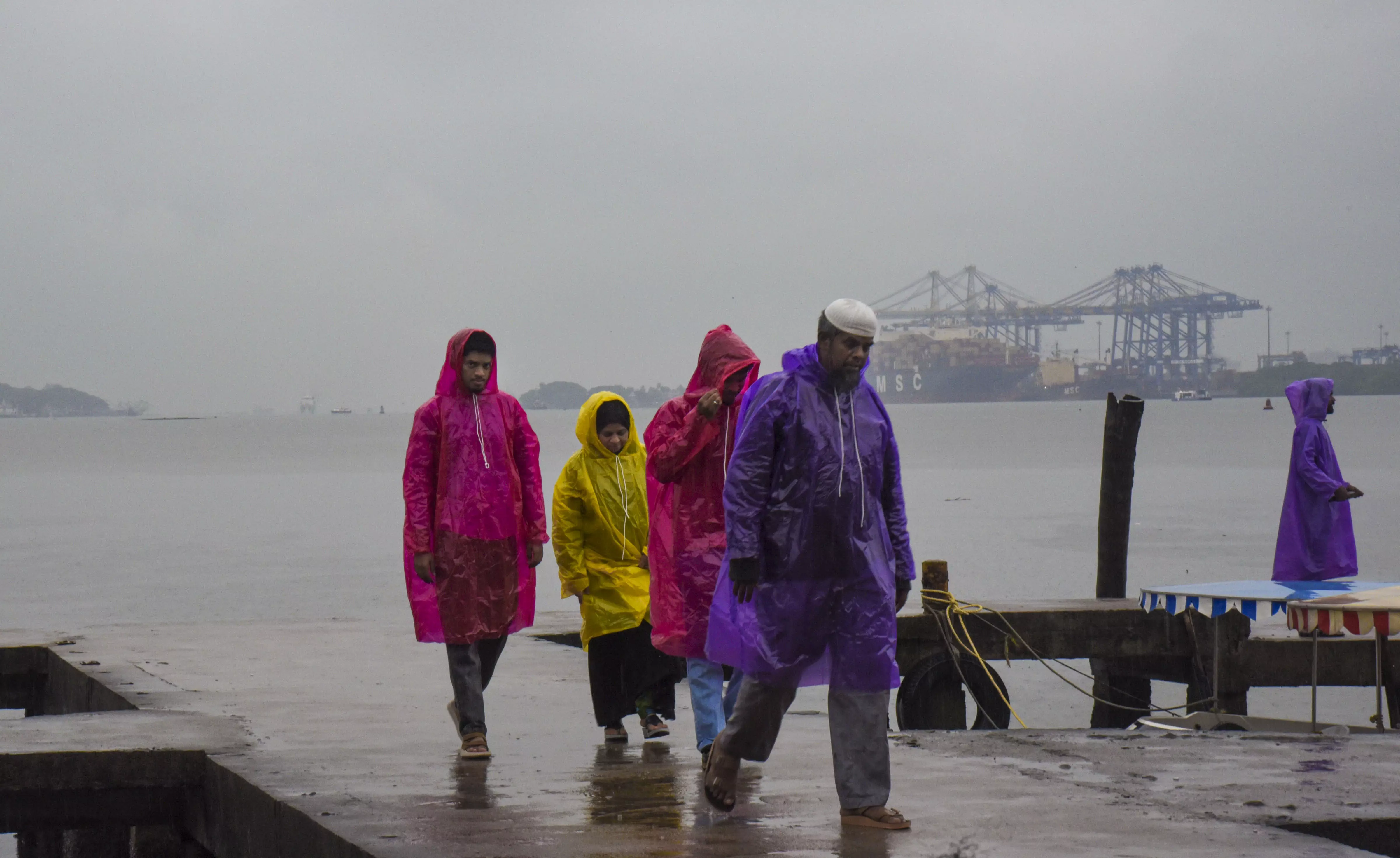 Heavy Rains, Strong Winds Batter Parts of Kerala Heavy Rains, Strong Winds Batter Parts of Kerala