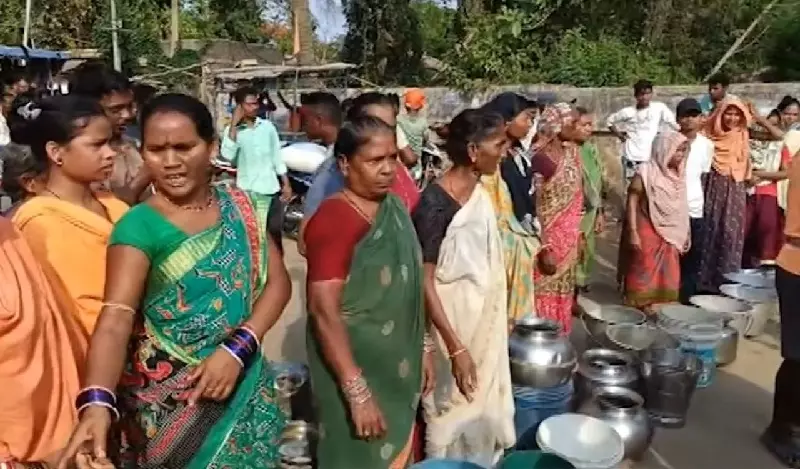 Water Crisis Triggers Road Blockade in Odishas Koraput; Traffic Disrupted For Hours Water Crisis Triggers Road Blockade in Odishas Koraput; Traffic Disrupted For Hours