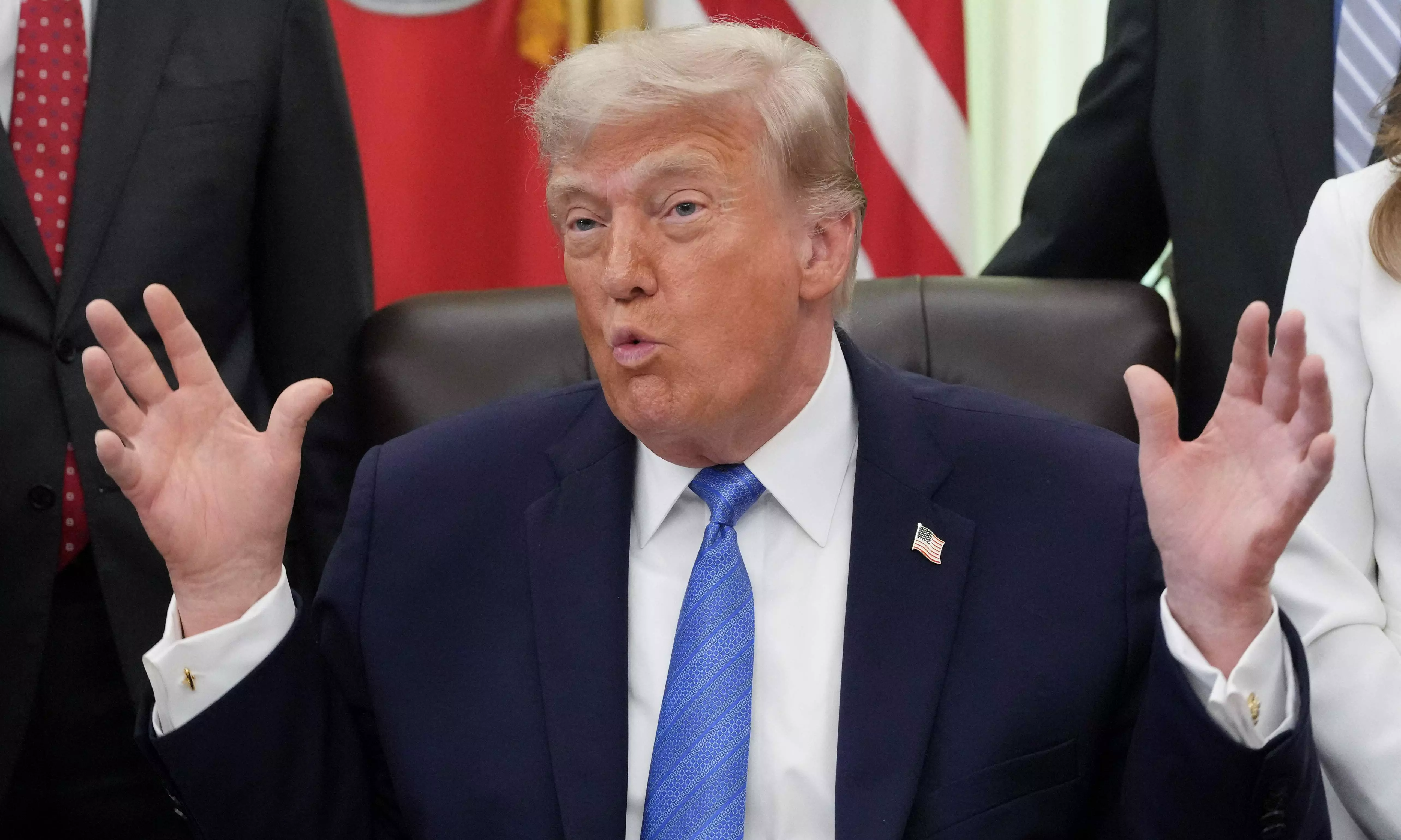 US Military Secretly Helped 100 Million Barrels of Oil Through Hormuz: Trump US Military Secretly Helped 100 Million Barrels of Oil Through Hormuz: Trump