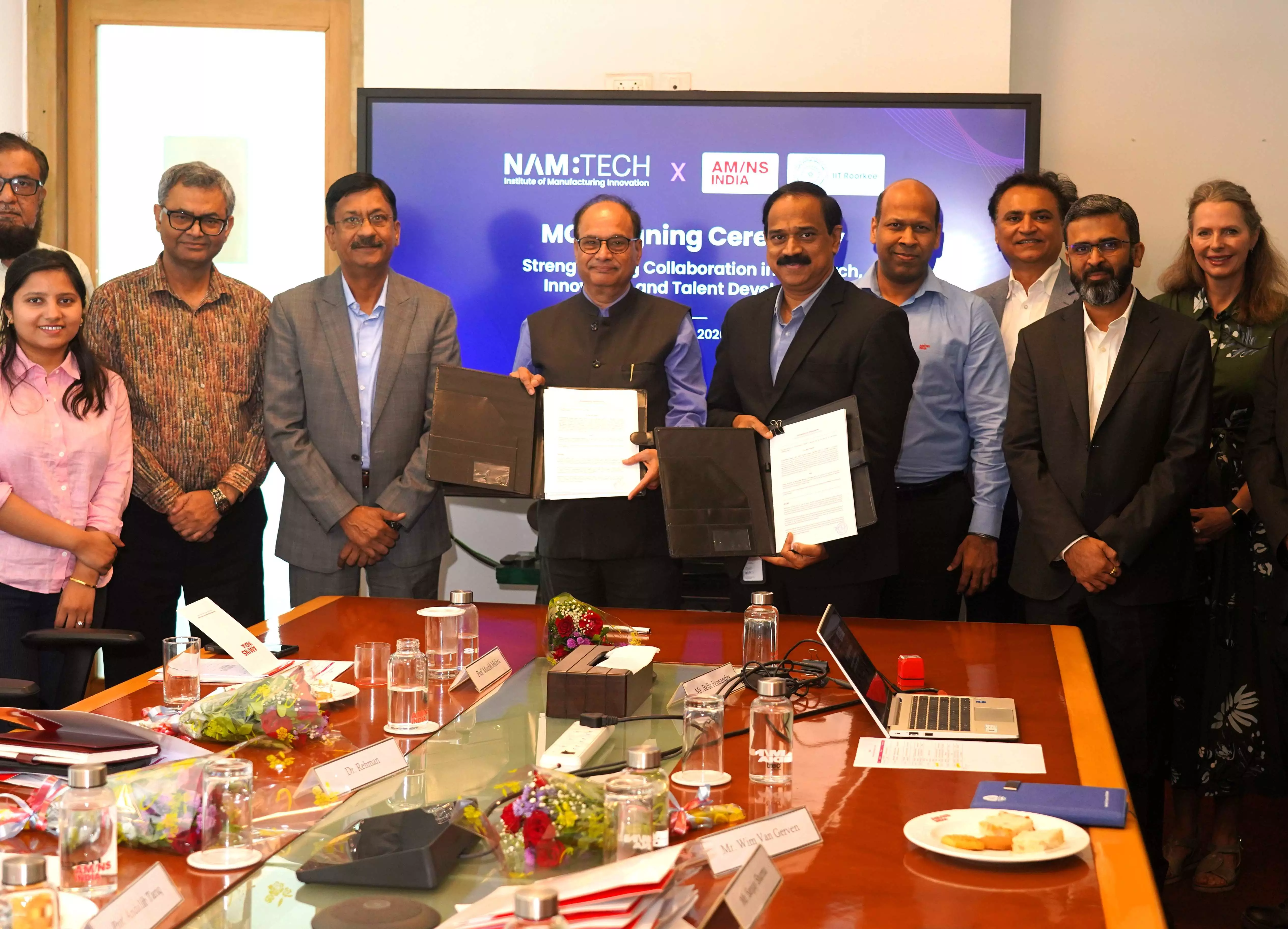 AM/NS India, IIT Roorkee Sign MoU For Research, Innovation in Steel Technology AM/NS India, IIT Roorkee Sign MoU For Research, Innovation in Steel Technology