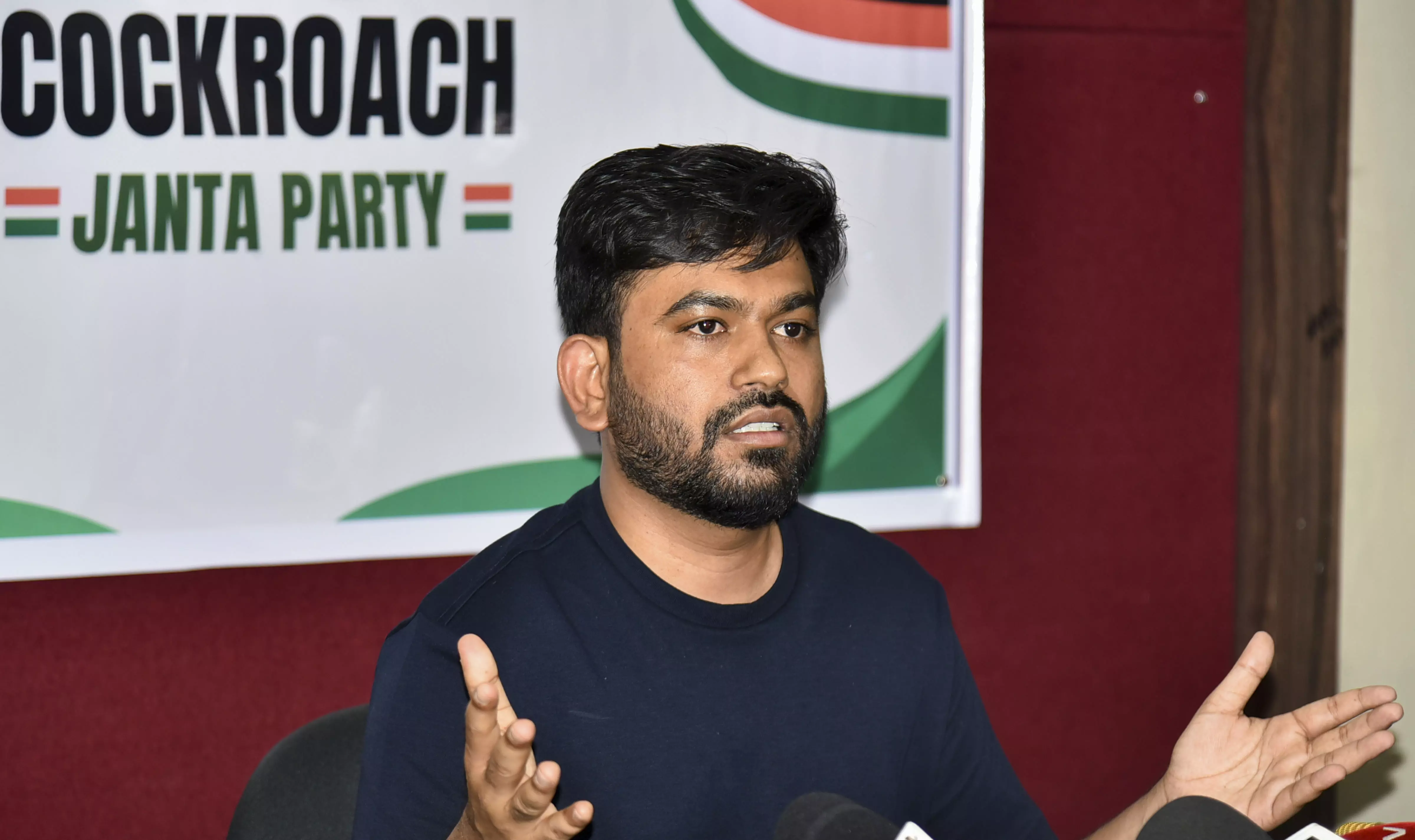 Cockroach Party Plans Hyderabad Protest at Dharna Chowk on June 14 Cockroach Party Plans Hyderabad Protest at Dharna Chowk on June 14