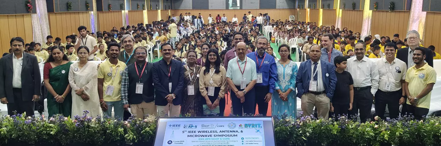 CubeSat Demo, Space Tech Outreach Draw Students at IEEE WAMS-2026 in Narsapur CubeSat Demo, Space Tech Outreach Draw Students at IEEE WAMS-2026 in Narsapur