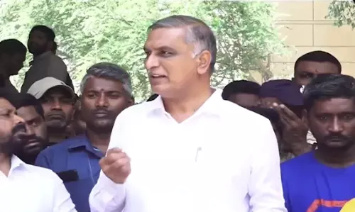 Revanth on a Spending Spree on Himself, School Kids Victims of His Corruption: Harish