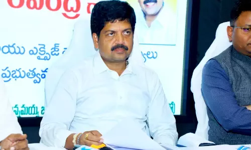 Crackdown on Non-Duty Paid Liquor Boosts Revenue, Says Kollu Ravindra Crackdown on Non-Duty Paid Liquor Boosts Revenue, Says Kollu Ravindra