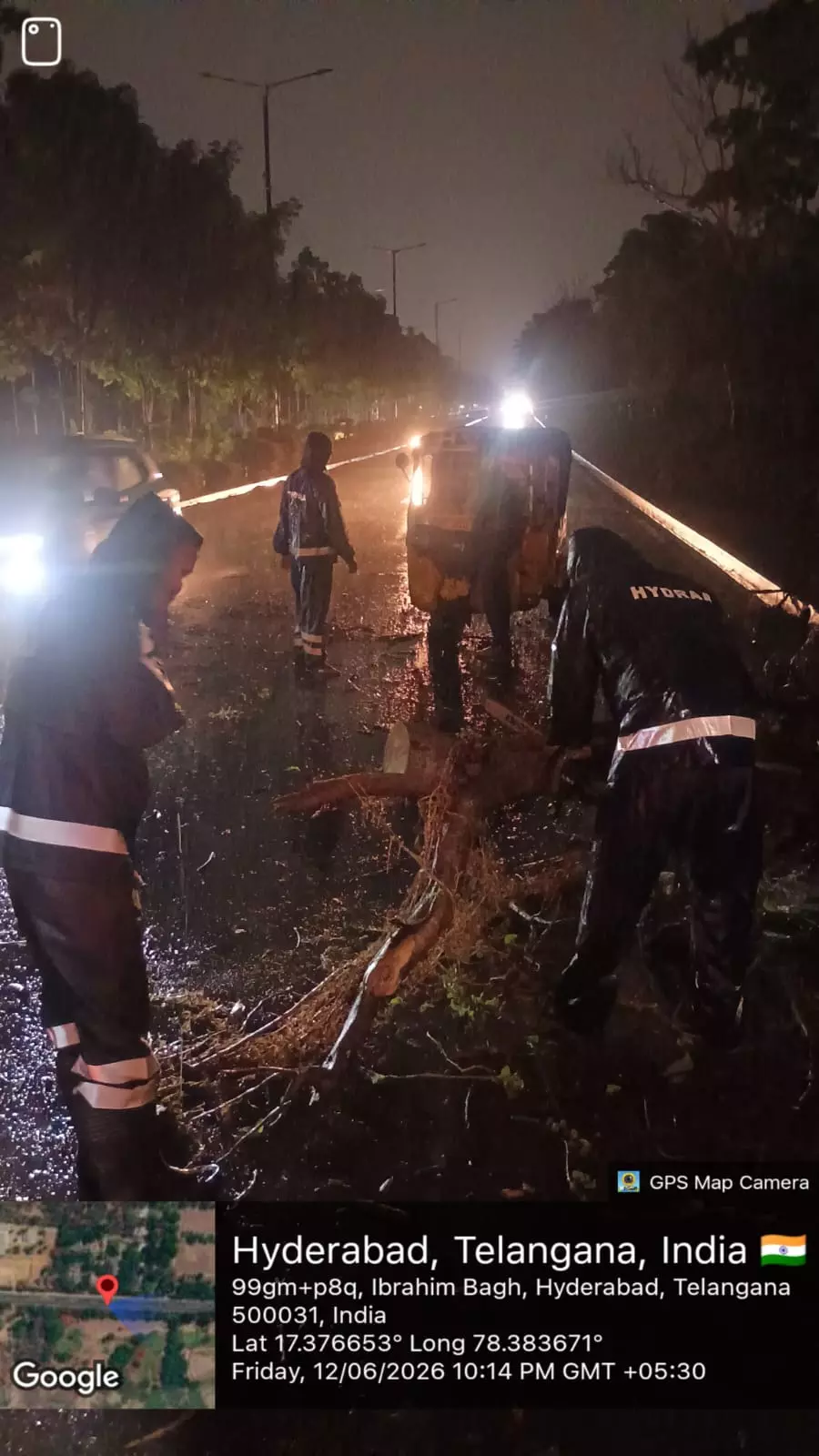 Moderate to Heavy Rains in Hyderabad on Friday Night, to Continue Past Midnight Moderate to Heavy Rains in Hyderabad on Friday Night, to Continue Past Midnight