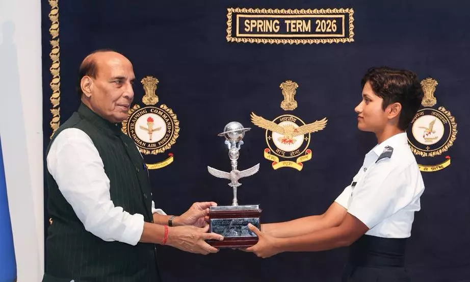 First NDA Woman Cadet Commissioned Into IAF Ground Duty First NDA Woman Cadet Commissioned Into IAF Ground Duty
