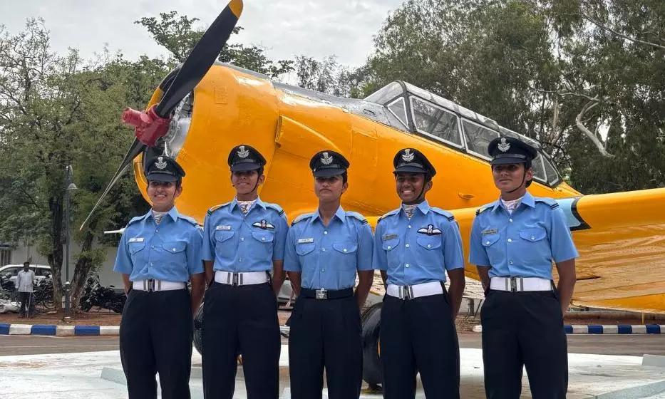 Five NDA Women Cadets Make History At Dundigal Five NDA Women Cadets Make History At Dundigal