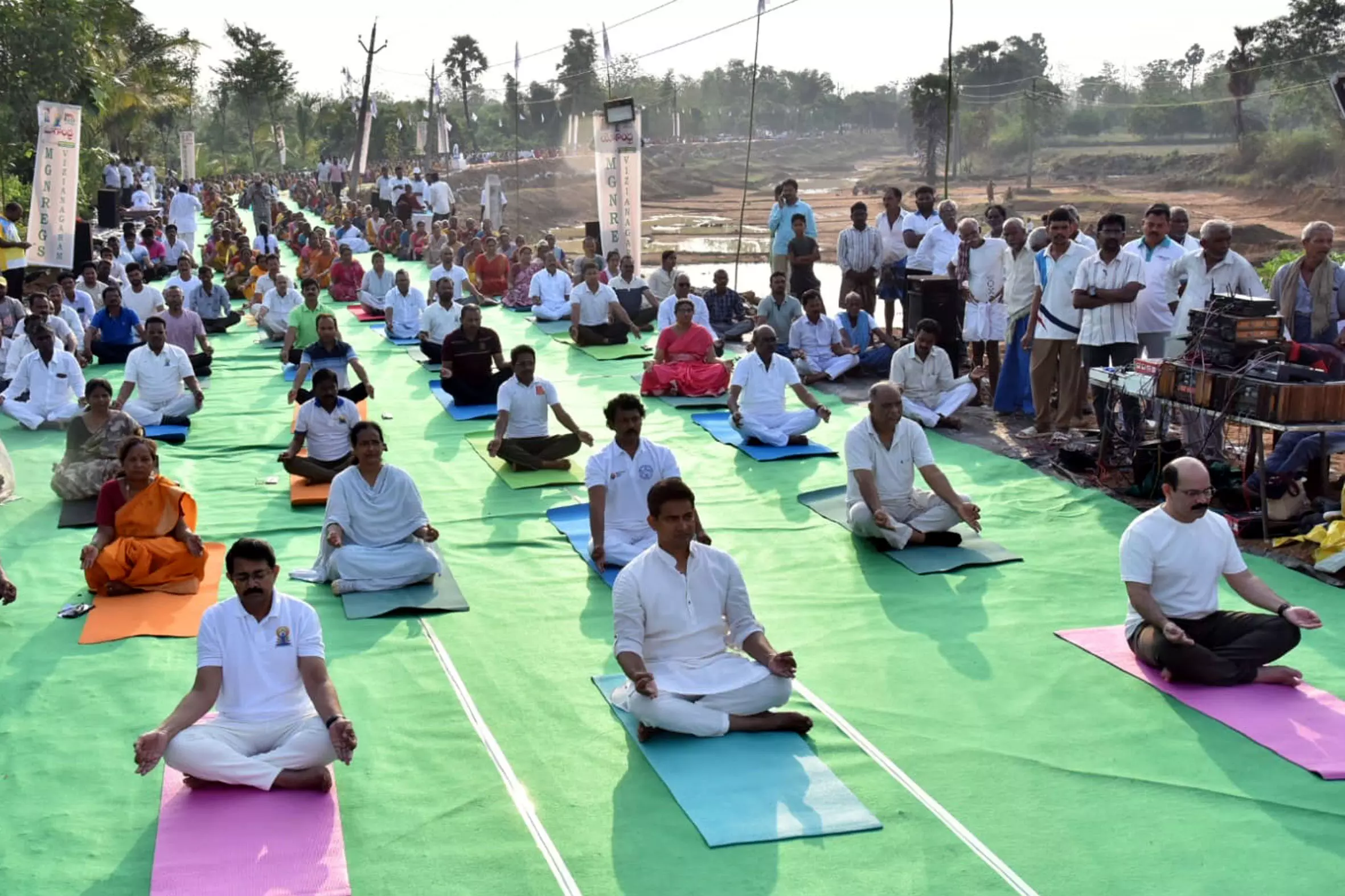 Visakhapatnam: Yoga Brings Health, Happiness, Prosperity: Kondapalli Visakhapatnam: Yoga Brings Health, Happiness, Prosperity: Kondapalli