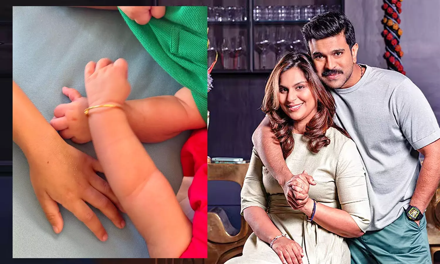 Heart Is Full: Ram Charan, Upasana Share First Glimpse of Their Newborn Twins Heart Is Full: Ram Charan, Upasana Share First Glimpse of Their Newborn Twins