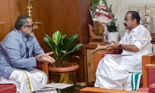 Row Over Kerala VCs Attending RSS Event Escalates into BJP-UDF War Row Over Kerala VCs Attending RSS Event Escalates into BJP-UDF War