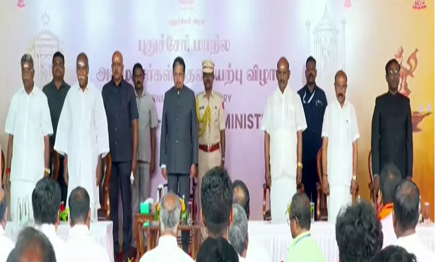 Puducherry Cabinet Expansion: Three Ministers Sworn In Puducherry Cabinet Expansion: Three Ministers Sworn In